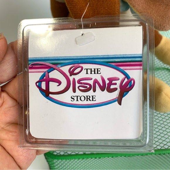 Vintage 💕Disney 2 Peter Pan Characters , Smee💚 & Nana 🐕 Mini Bean Bag  8” - Picture 7 of 12